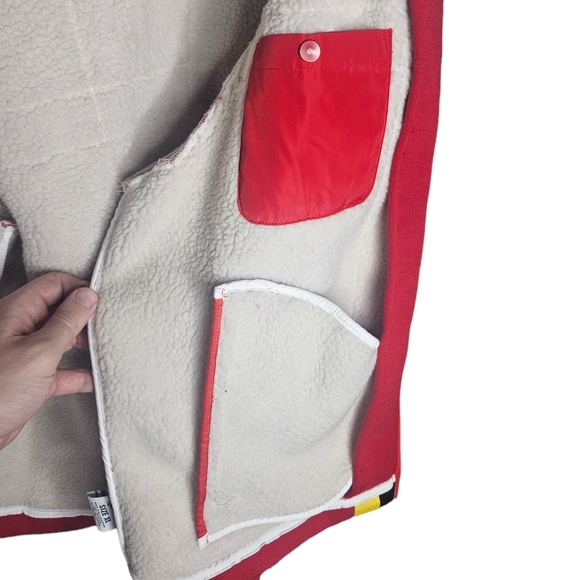 Billionaire Boys Club | Wind Chill Jacket | 881-8401RED | Sherpa lined | Reflect - Picture 13 of 16